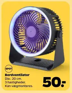 Netto Bordventilator tilbud