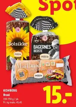 Lidl KOHBERG Brød tilbud