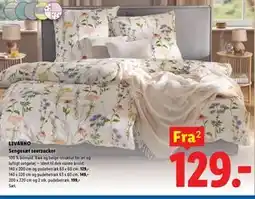 Lidl LIVARNO Sengesæt seersucker tilbud