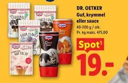 Lidl DR. OETKER Guf, krymmel eller sauce tilbud