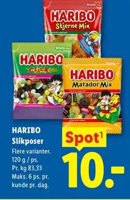 Lidl HARIBO Slikposer tilbud