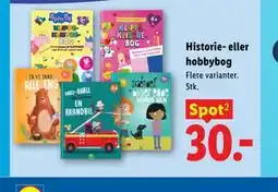 Lidl Historie- eller hobbybog tilbud