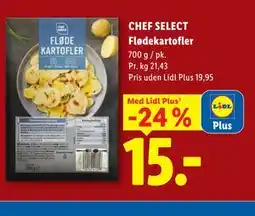 Lidl CHEF SELECT Flødekartofler tilbud