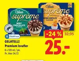 Lidl GELATELLI Premium isvafler tilbud