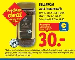Lidl BELLAROM Gold instantkaffe tilbud