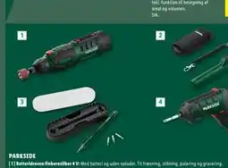Lidl Batteridreven finboresliber 4 V tilbud