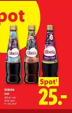 Lidl RIBENA Saft tilbud