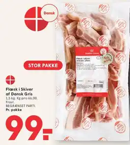 SPAR Flæsk i Skiver af Dansk Gris tilbud