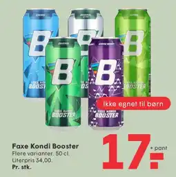SPAR Faxe Kondi Booster tilbud
