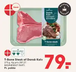 SPAR T-Bone Steak af Dansk Kalv tilbud
