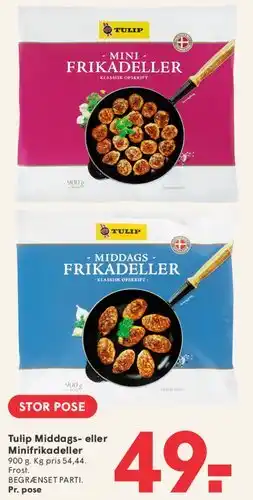 SPAR Tulip Middags- eller Minifrikadeller tilbud