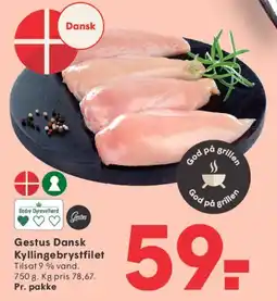 SPAR Gestus Dansk Kyllingebrystfilet tilbud