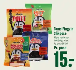 Min Købmand Toms Pingvin Slikpose tilbud