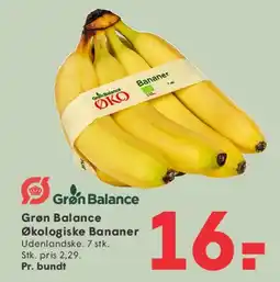 SPAR Grøn Balance Økologiske Bananer tilbud