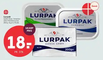 SPAR Lurpak tilbud