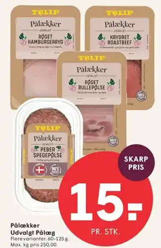SPAR Pålækker Udvalgt Pålæg tilbud