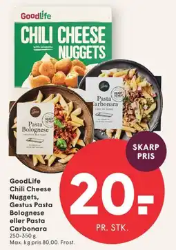 SPAR GoodLife Chili Cheese Nuggets / Gestus Pasta tilbud