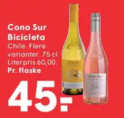 SPAR Cono Sur Bicicleta (vin) tilbud