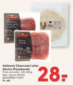 SPAR Italiensk Charcuteri / Gestus Pizzabunde tilbud