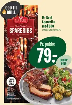 Min Købmand Mr Beef Spareribs med BBQ tilbud
