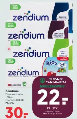 SPAR Zendium tilbud