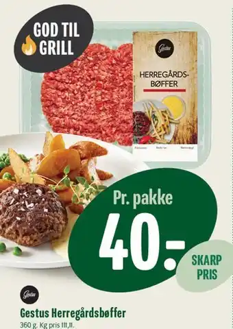 Min Købmand Gestus Herregårdsbøffer tilbud