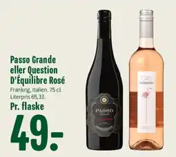 Min Købmand Passo Grande eller Question D'Équilibre Rosé tilbud