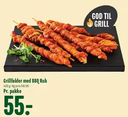Min Købmand Grillfakler med BBQ Rub tilbud