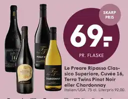 SPAR Le Preare / Terra Twins (udvalgte vine) tilbud