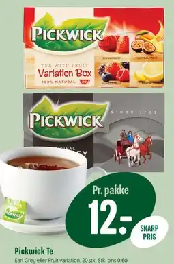 Min Købmand Pickwick Te tilbud