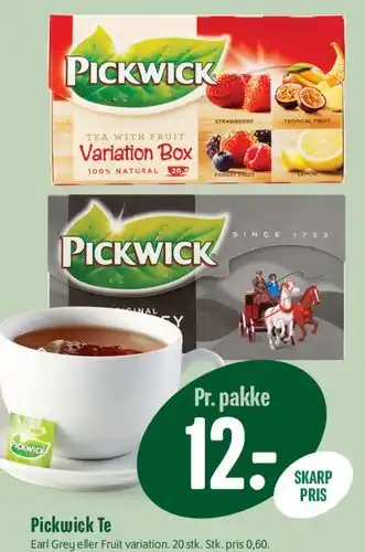 Min Købmand Pickwick Te tilbud