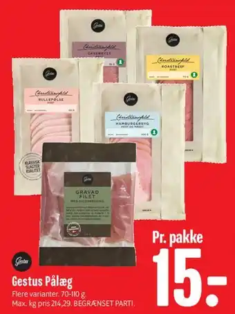 Min Købmand Gestus Pålæg tilbud