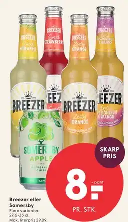 SPAR Breezer eller Somersby tilbud