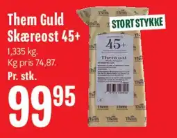 Min Købmand Them Guld Skæreost 45+ tilbud