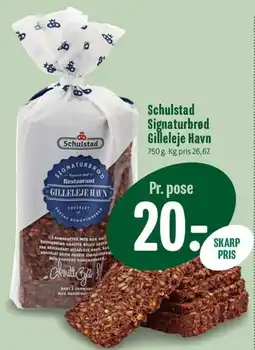 Min Købmand Schulstad Signaturbrød Gilleleje Havn tilbud