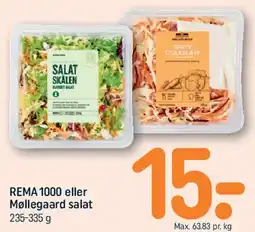 REMA 1000 REMA1000 eller Møllegaard salat tilbud