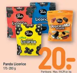 REMA 1000 Panda Licorice tilbud