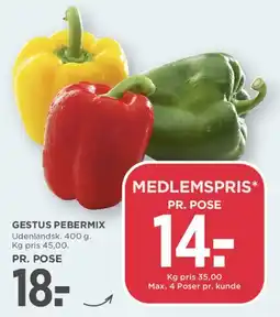 MENY Gestus pebermix tilbud