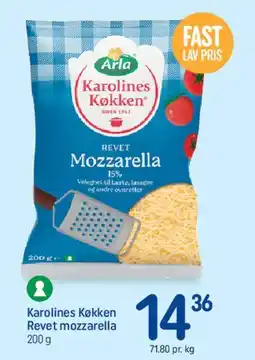 REMA 1000 Karolines Køkken Revet mozzarella tilbud