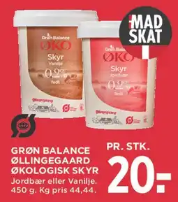 MENY Grøn Balance / Øllingegaard Økologisk Skyr tilbud