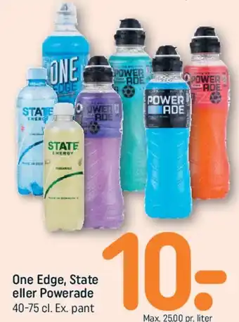 REMA 1000 One Edge, State eller Powerade tilbud