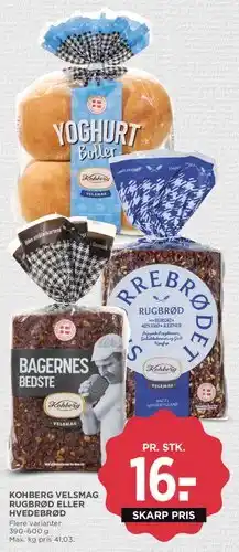MENY Kohberg velsmag rugbrød eller hvedebrød tilbud