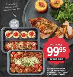 MENY Gyros béarnaise eller fyldt mørbrad med bacon og kartoffeltårne tilbud
