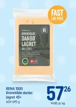 REMA 1000 Kroneklide Danbo lagret 45+ tilbud