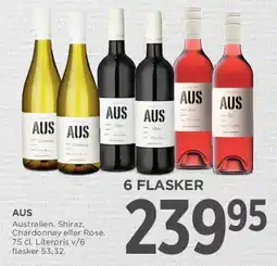 MENY AUS 6 flasker tilbud