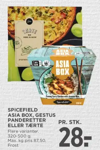 MENY SPICEFIELD ASIA BOX tilbud