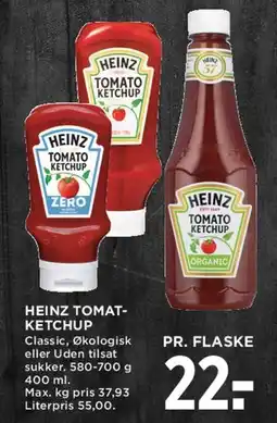 MENY Heinz Tomat-Ketchup tilbud