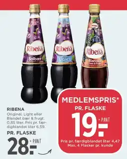 MENY Ribena tilbud
