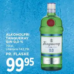 MENY Alkoholfri Tanqueray Gin 0,0% tilbud