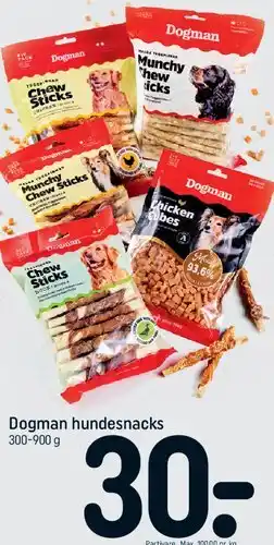 REMA 1000 Dogman hundesnacks tilbud